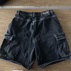 Vintage Y2K Label Cargo Shorts Black Denim Size 32 – New Wave Street Culture